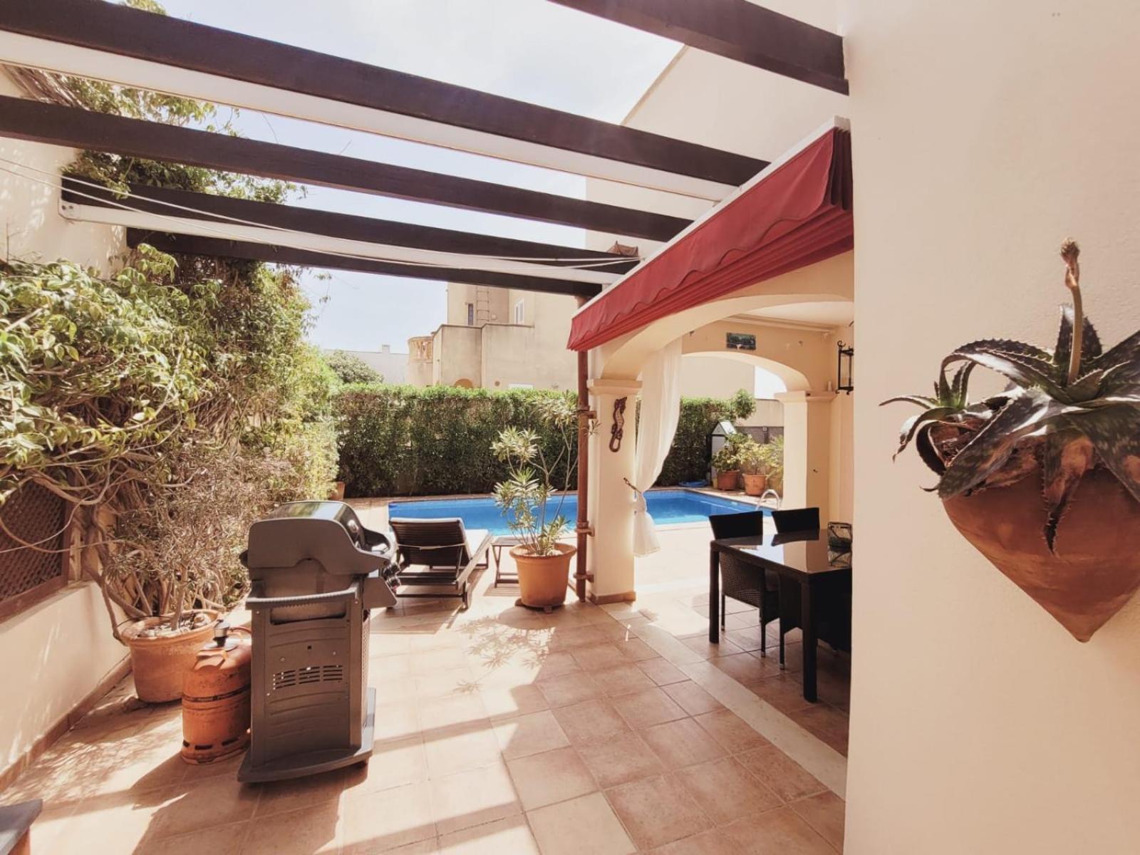 Ferienhaus Casa Yelmo Cala Mandia  المظهر الخارجي الصورة