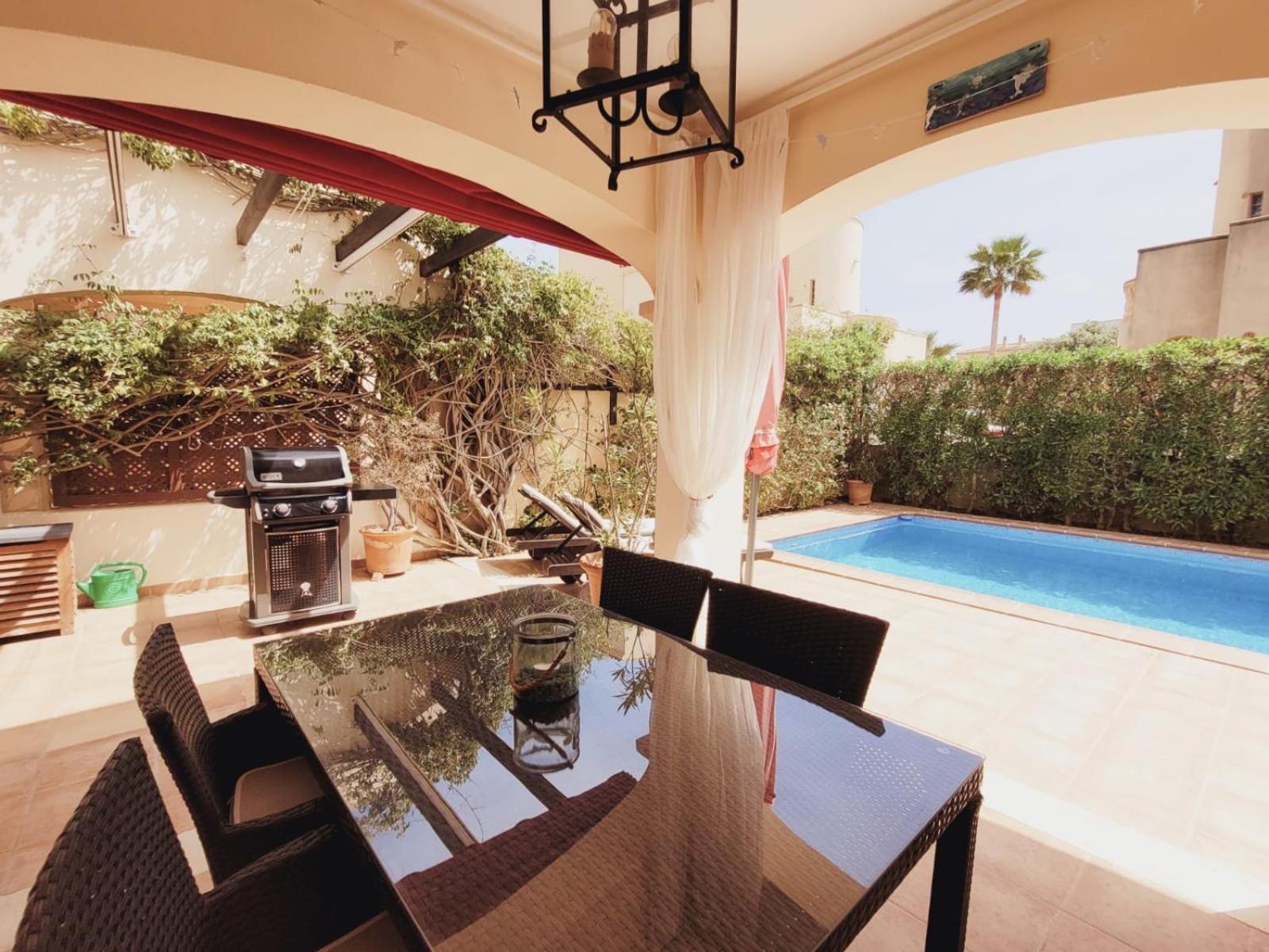 Ferienhaus Casa Yelmo Cala Mandia  المظهر الخارجي الصورة