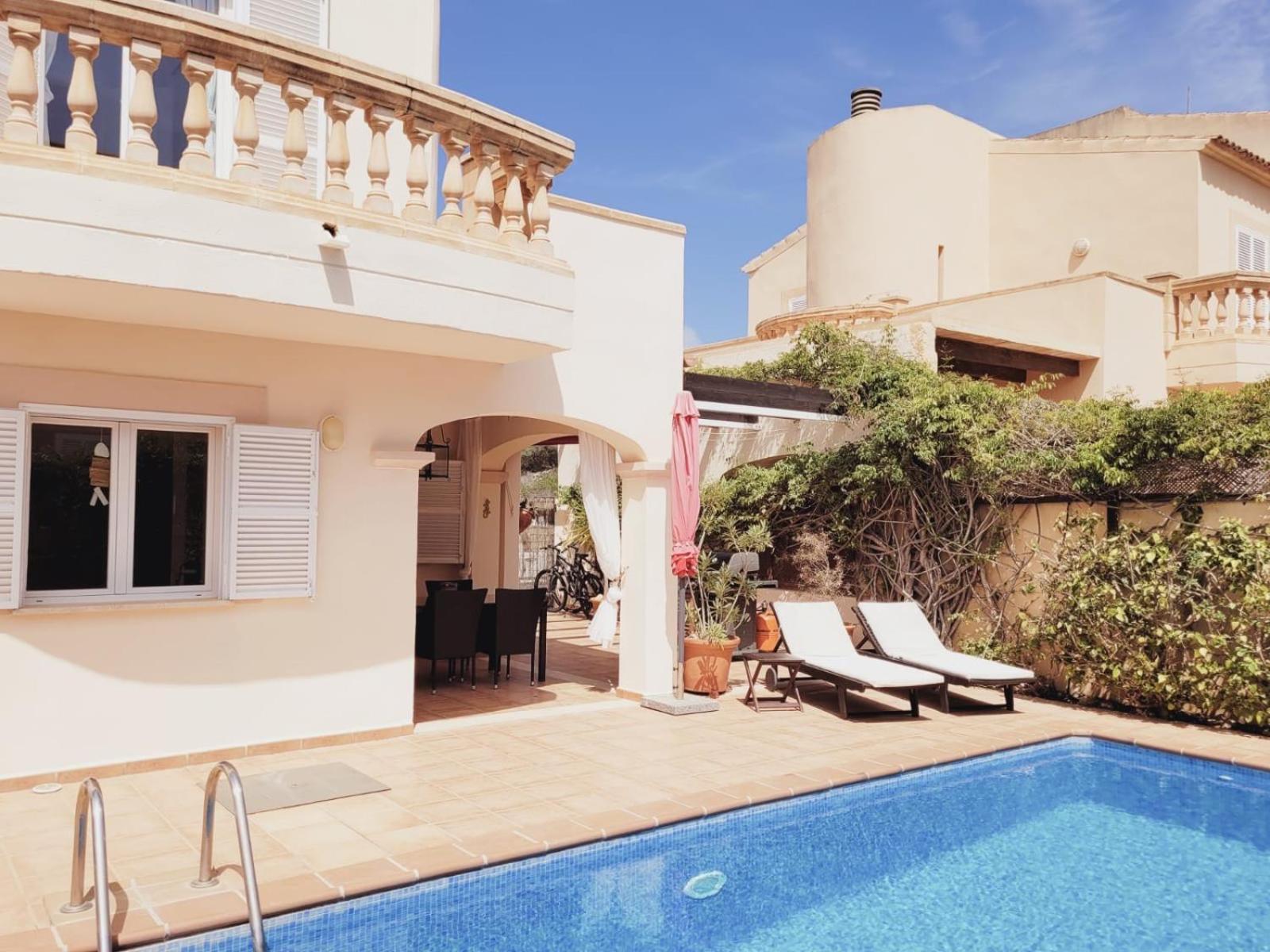 Ferienhaus Casa Yelmo Cala Mandia  المظهر الخارجي الصورة